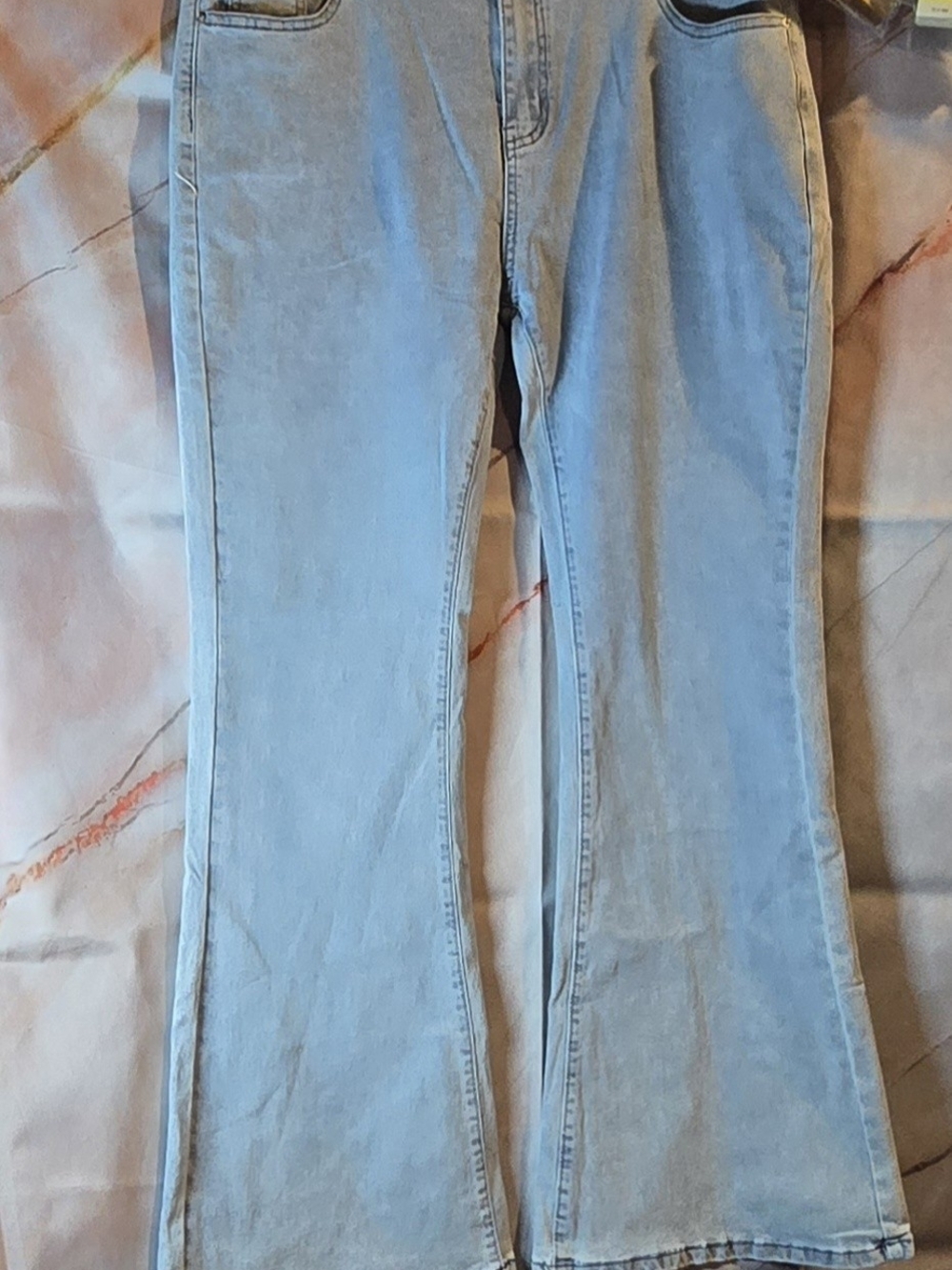 Light Blue Women's Flared Jeans
